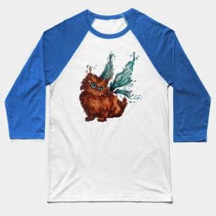 Fairy Cat wearing Glasses. Baseball T-Shirt